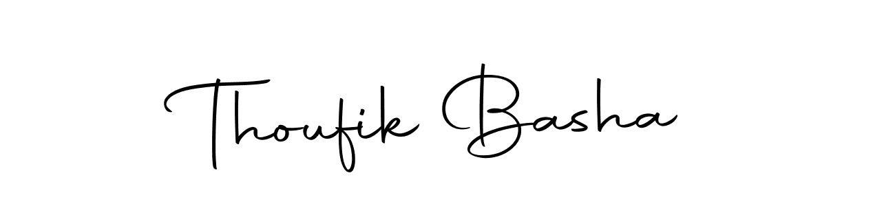 You should practise on your own different ways (Autography-DOLnW) to write your name (Thoufik Basha) in signature. don't let someone else do it for you. Thoufik Basha signature style 10 images and pictures png