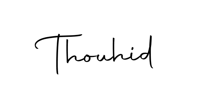 Also we have Thouhid name is the best signature style. Create professional handwritten signature collection using Autography-DOLnW autograph style. Thouhid signature style 10 images and pictures png