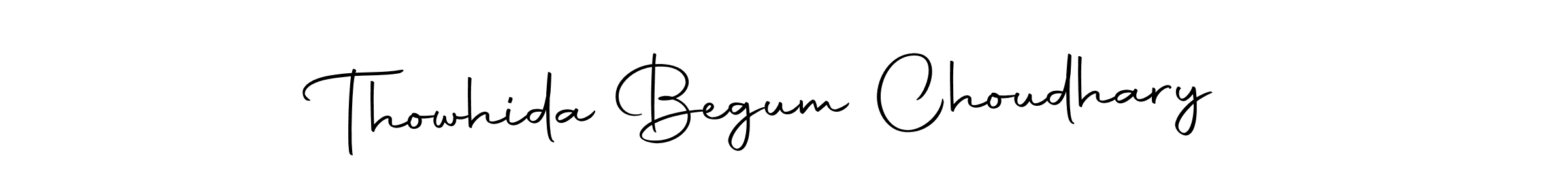 It looks lik you need a new signature style for name Thowhida Begum Choudhary. Design unique handwritten (Autography-DOLnW) signature with our free signature maker in just a few clicks. Thowhida Begum Choudhary signature style 10 images and pictures png