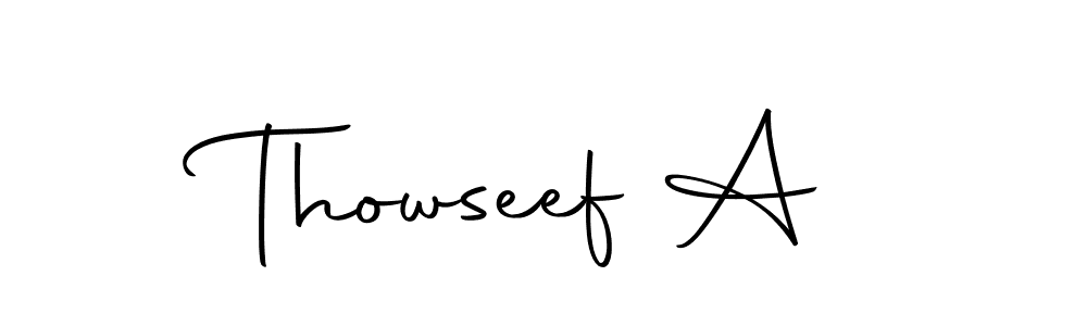 Also You can easily find your signature by using the search form. We will create Thowseef A name handwritten signature images for you free of cost using Autography-DOLnW sign style. Thowseef A signature style 10 images and pictures png