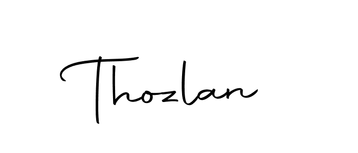 Use a signature maker to create a handwritten signature online. With this signature software, you can design (Autography-DOLnW) your own signature for name Thozlan. Thozlan signature style 10 images and pictures png