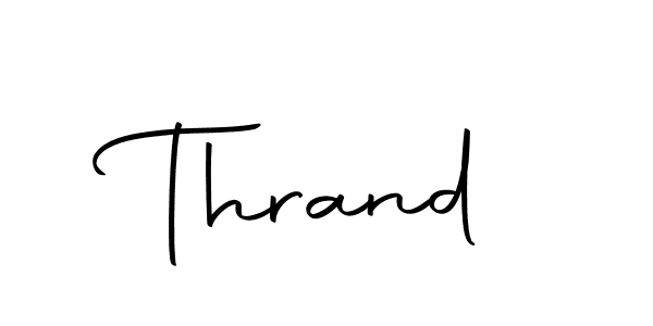 Also we have Thrand name is the best signature style. Create professional handwritten signature collection using Autography-DOLnW autograph style. Thrand signature style 10 images and pictures png