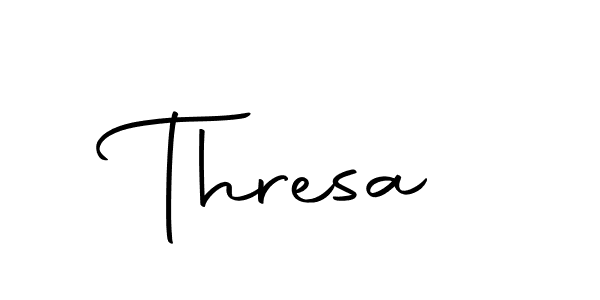 How to make Thresa signature? Autography-DOLnW is a professional autograph style. Create handwritten signature for Thresa name. Thresa signature style 10 images and pictures png