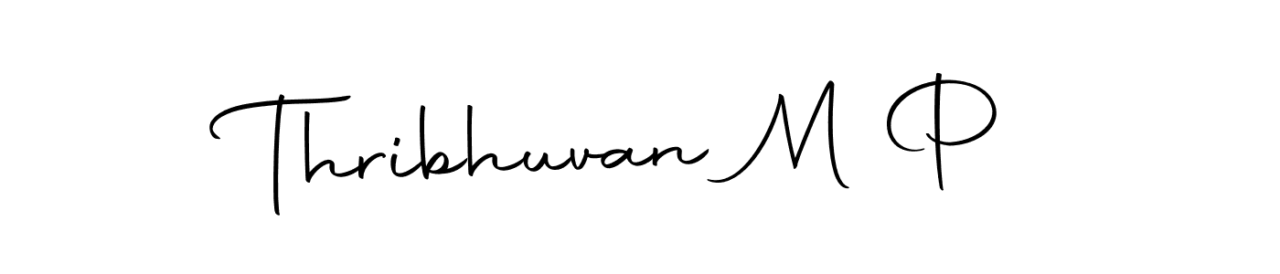 It looks lik you need a new signature style for name Thribhuvan M P. Design unique handwritten (Autography-DOLnW) signature with our free signature maker in just a few clicks. Thribhuvan M P signature style 10 images and pictures png