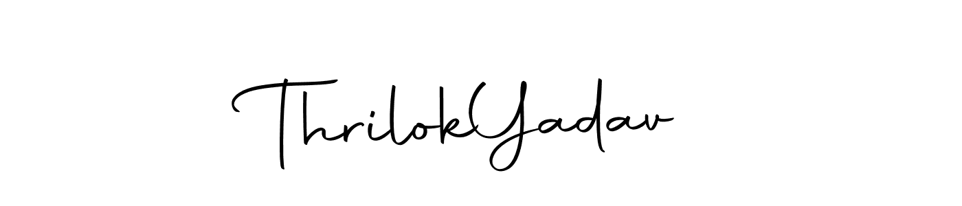 Similarly Autography-DOLnW is the best handwritten signature design. Signature creator online .You can use it as an online autograph creator for name Thrilok  Yadav. Thrilok  Yadav signature style 10 images and pictures png