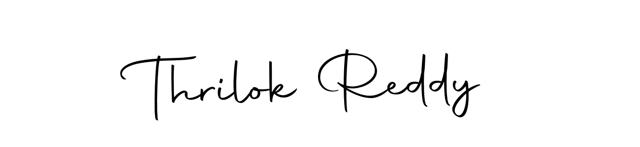 Make a beautiful signature design for name Thrilok Reddy. Use this online signature maker to create a handwritten signature for free. Thrilok Reddy signature style 10 images and pictures png