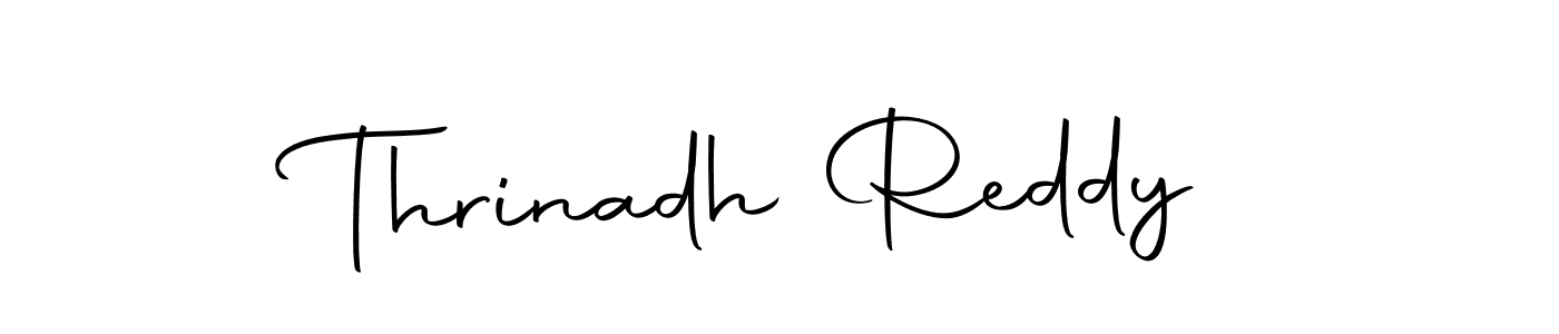 Create a beautiful signature design for name Thrinadh Reddy. With this signature (Autography-DOLnW) fonts, you can make a handwritten signature for free. Thrinadh Reddy signature style 10 images and pictures png