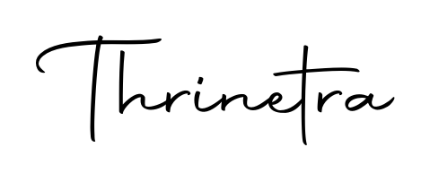 Create an unforgettable impression when signing with Thrinetra name styled in Autography-DOLnW typography. 100% free online generator. Thrinetra signature style 10 images and pictures png