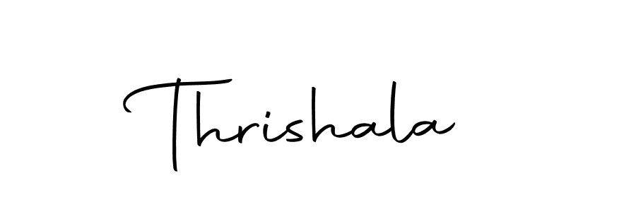 Use a signature maker to create a handwritten signature online. With this signature software, you can design (Autography-DOLnW) your own signature for name Thrishala. Thrishala signature style 10 images and pictures png