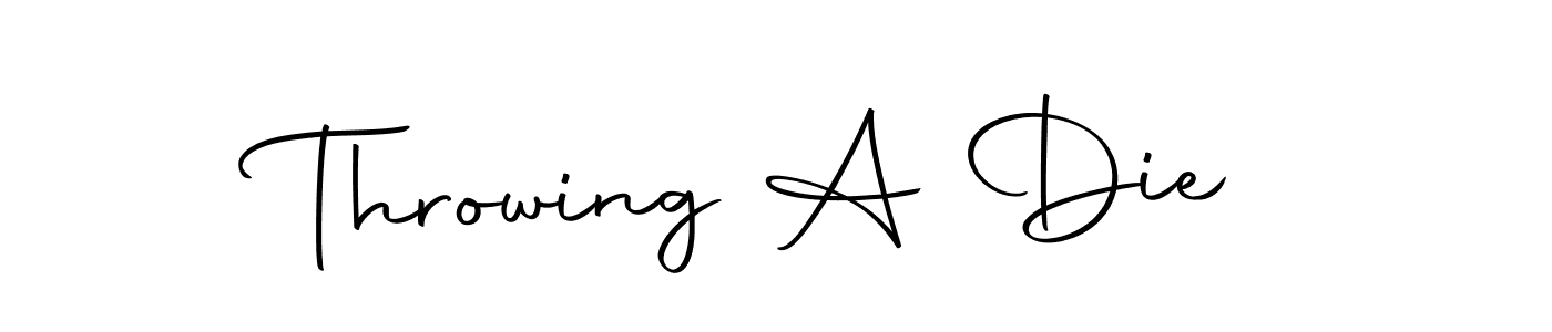 Make a short Throwing A Die signature style. Manage your documents anywhere anytime using Autography-DOLnW. Create and add eSignatures, submit forms, share and send files easily. Throwing A Die signature style 10 images and pictures png