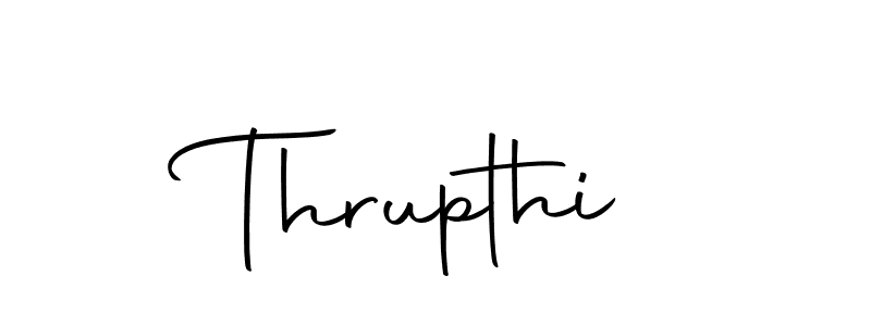 Make a short Thrupthi signature style. Manage your documents anywhere anytime using Autography-DOLnW. Create and add eSignatures, submit forms, share and send files easily. Thrupthi signature style 10 images and pictures png