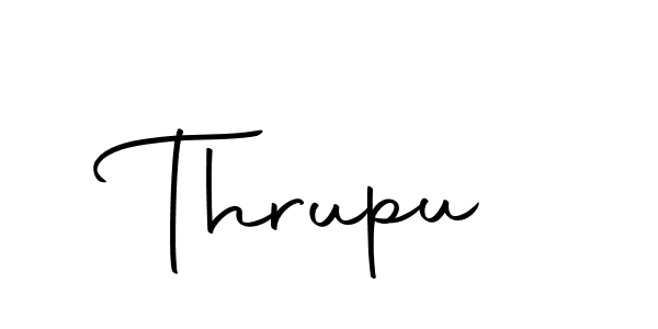 Similarly Autography-DOLnW is the best handwritten signature design. Signature creator online .You can use it as an online autograph creator for name Thrupu. Thrupu signature style 10 images and pictures png