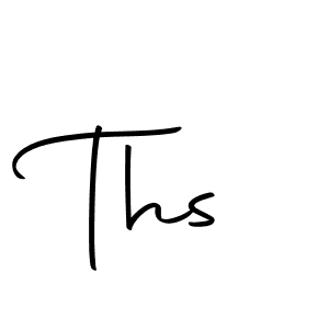 Make a beautiful signature design for name Ths. With this signature (Autography-DOLnW) style, you can create a handwritten signature for free. Ths signature style 10 images and pictures png