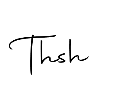 Make a beautiful signature design for name Thsh. With this signature (Autography-DOLnW) style, you can create a handwritten signature for free. Thsh signature style 10 images and pictures png