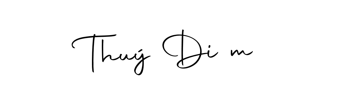 Design your own signature with our free online signature maker. With this signature software, you can create a handwritten (Autography-DOLnW) signature for name Thuý Diễm. Thuý Diễm signature style 10 images and pictures png