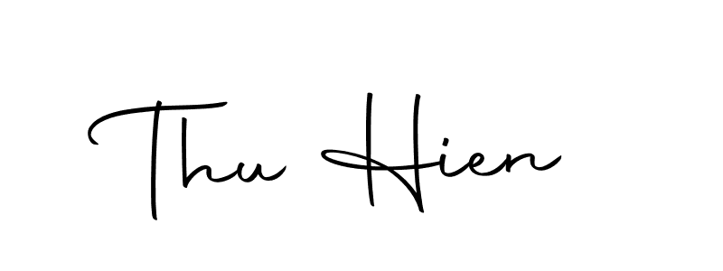 Use a signature maker to create a handwritten signature online. With this signature software, you can design (Autography-DOLnW) your own signature for name Thu Hien. Thu Hien signature style 10 images and pictures png