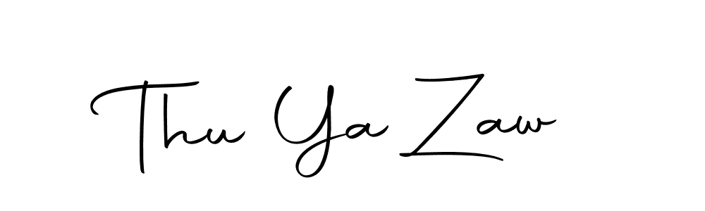 Make a beautiful signature design for name Thu Ya Zaw. Use this online signature maker to create a handwritten signature for free. Thu Ya Zaw signature style 10 images and pictures png