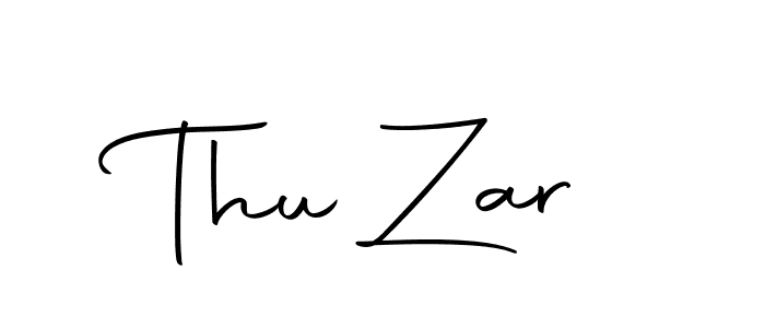 Make a beautiful signature design for name Thu Zar. With this signature (Autography-DOLnW) style, you can create a handwritten signature for free. Thu Zar signature style 10 images and pictures png