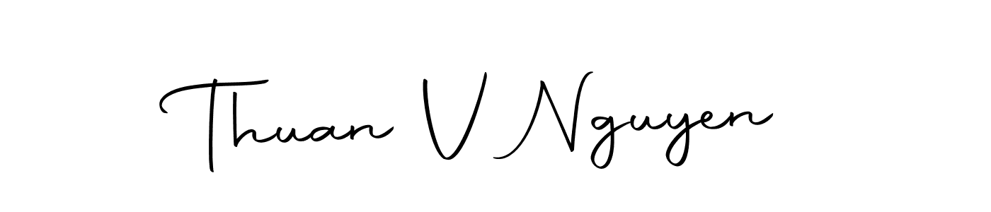 The best way (Autography-DOLnW) to make a short signature is to pick only two or three words in your name. The name Thuan V Nguyen include a total of six letters. For converting this name. Thuan V Nguyen signature style 10 images and pictures png