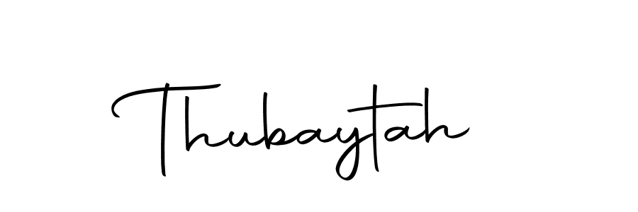 How to make Thubaytah signature? Autography-DOLnW is a professional autograph style. Create handwritten signature for Thubaytah name. Thubaytah signature style 10 images and pictures png