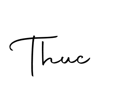 How to make Thuc signature? Autography-DOLnW is a professional autograph style. Create handwritten signature for Thuc name. Thuc signature style 10 images and pictures png