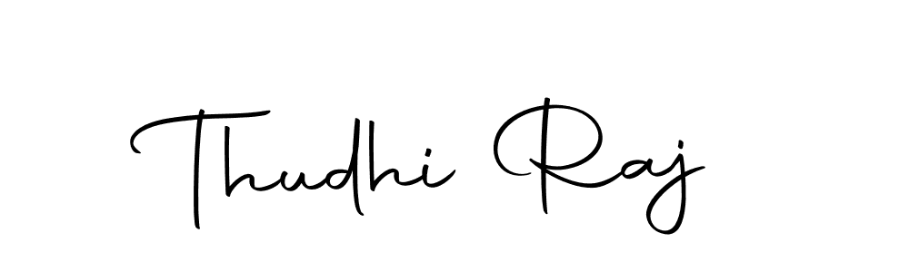 The best way (Autography-DOLnW) to make a short signature is to pick only two or three words in your name. The name Thudhi Raj include a total of six letters. For converting this name. Thudhi Raj signature style 10 images and pictures png