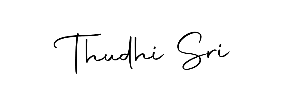 The best way (Autography-DOLnW) to make a short signature is to pick only two or three words in your name. The name Thudhi Sri include a total of six letters. For converting this name. Thudhi Sri signature style 10 images and pictures png