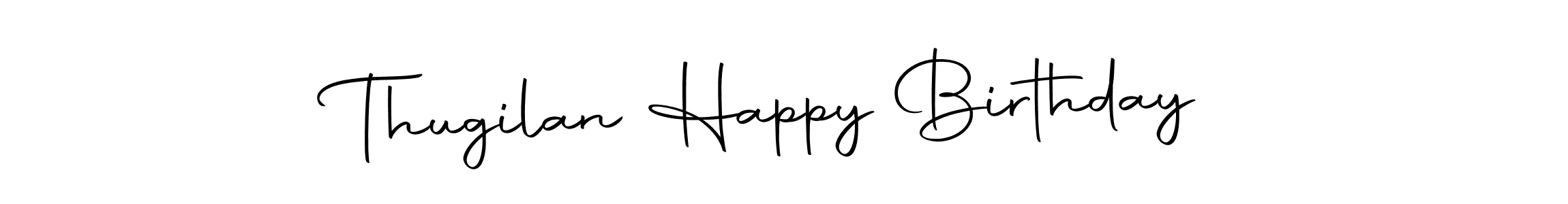 Also we have Thugilan Happy Birthday name is the best signature style. Create professional handwritten signature collection using Autography-DOLnW autograph style. Thugilan Happy Birthday signature style 10 images and pictures png