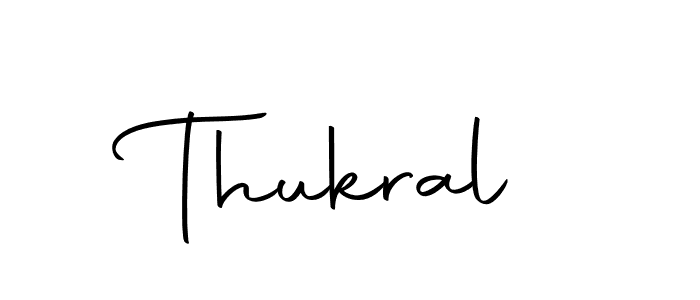 Also we have Thukral name is the best signature style. Create professional handwritten signature collection using Autography-DOLnW autograph style. Thukral signature style 10 images and pictures png