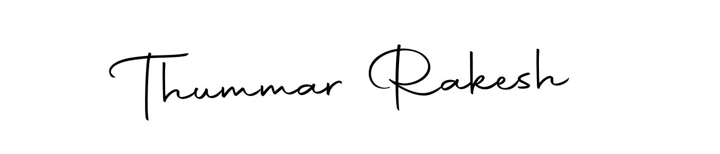 Design your own signature with our free online signature maker. With this signature software, you can create a handwritten (Autography-DOLnW) signature for name Thummar Rakesh. Thummar Rakesh signature style 10 images and pictures png