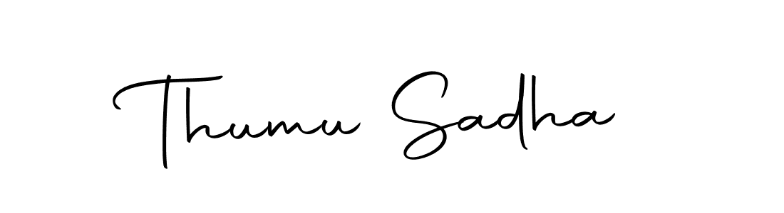 Here are the top 10 professional signature styles for the name Thumu Sadha. These are the best autograph styles you can use for your name. Thumu Sadha signature style 10 images and pictures png