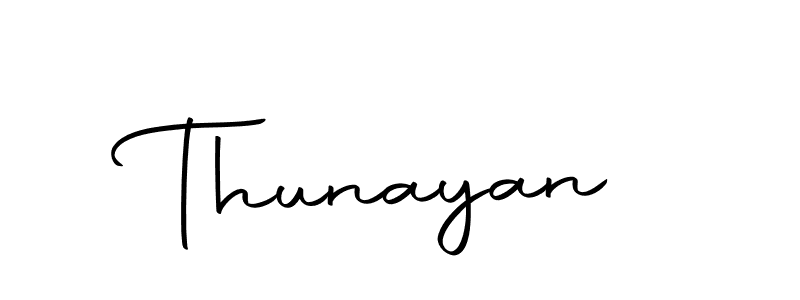 Create a beautiful signature design for name Thunayan. With this signature (Autography-DOLnW) fonts, you can make a handwritten signature for free. Thunayan signature style 10 images and pictures png