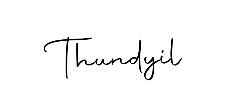 Create a beautiful signature design for name Thundyil. With this signature (Autography-DOLnW) fonts, you can make a handwritten signature for free. Thundyil signature style 10 images and pictures png