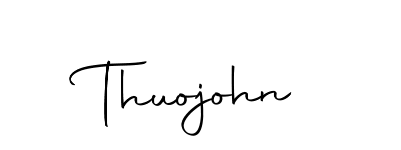 Design your own signature with our free online signature maker. With this signature software, you can create a handwritten (Autography-DOLnW) signature for name Thuojohn. Thuojohn signature style 10 images and pictures png