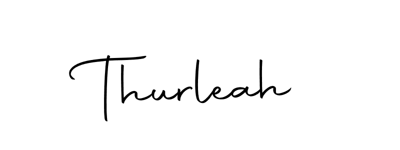 Design your own signature with our free online signature maker. With this signature software, you can create a handwritten (Autography-DOLnW) signature for name Thurleah. Thurleah signature style 10 images and pictures png