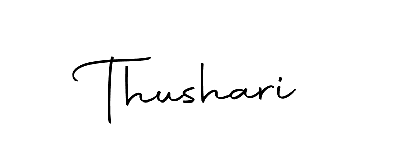 Design your own signature with our free online signature maker. With this signature software, you can create a handwritten (Autography-DOLnW) signature for name Thushari. Thushari signature style 10 images and pictures png