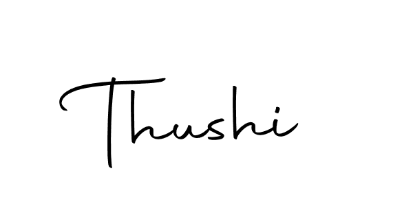 Use a signature maker to create a handwritten signature online. With this signature software, you can design (Autography-DOLnW) your own signature for name Thushi. Thushi signature style 10 images and pictures png
