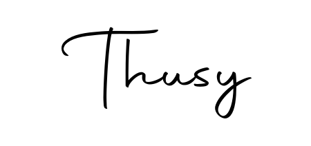 Personalize your online presence with Thusy signature rendered in elegant Autography-DOLnW font. Great for website footers and blogs. Thusy signature style 10 images and pictures png