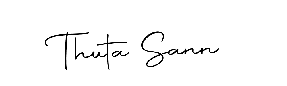 Make a beautiful signature design for name Thuta Sann. With this signature (Autography-DOLnW) style, you can create a handwritten signature for free. Thuta Sann signature style 10 images and pictures png