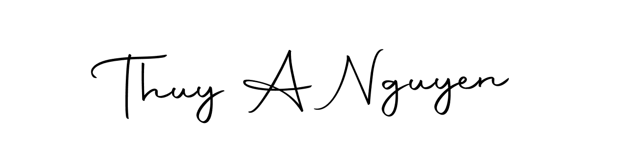 Make a beautiful signature design for name Thuy A Nguyen. Use this online signature maker to create a handwritten signature for free. Thuy A Nguyen signature style 10 images and pictures png
