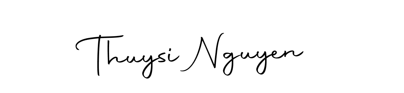 if you are searching for the best signature style for your name Thuysi Nguyen. so please give up your signature search. here we have designed multiple signature styles  using Autography-DOLnW. Thuysi Nguyen signature style 10 images and pictures png