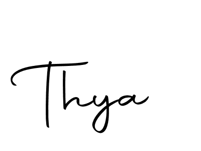 How to make Thya signature? Autography-DOLnW is a professional autograph style. Create handwritten signature for Thya name. Thya signature style 10 images and pictures png