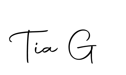 You can use this online signature creator to create a handwritten signature for the name Tia G. This is the best online autograph maker. Tia G signature style 10 images and pictures png