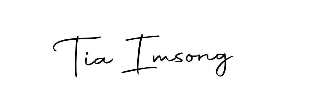 You can use this online signature creator to create a handwritten signature for the name Tia Imsong. This is the best online autograph maker. Tia Imsong signature style 10 images and pictures png