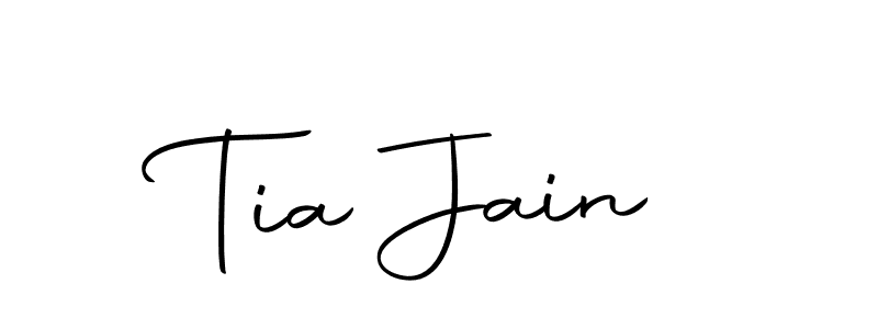 Make a beautiful signature design for name Tia Jain. Use this online signature maker to create a handwritten signature for free. Tia Jain signature style 10 images and pictures png