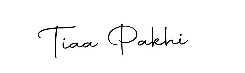 The best way (Autography-DOLnW) to make a short signature is to pick only two or three words in your name. The name Tiaa Pakhi include a total of six letters. For converting this name. Tiaa Pakhi signature style 10 images and pictures png