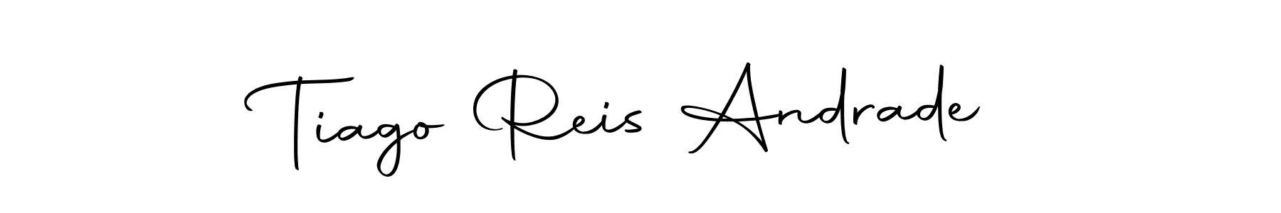 Make a beautiful signature design for name Tiago Reis Andrade. Use this online signature maker to create a handwritten signature for free. Tiago Reis Andrade signature style 10 images and pictures png