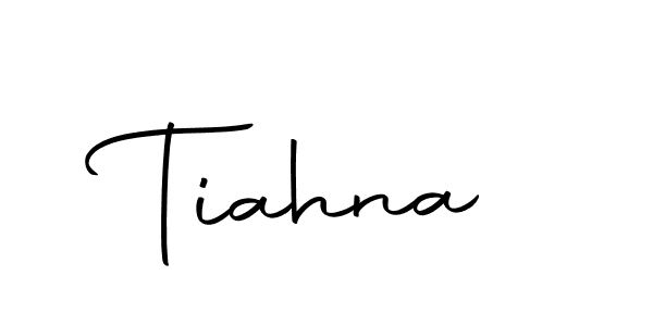 Design your own signature with our free online signature maker. With this signature software, you can create a handwritten (Autography-DOLnW) signature for name Tiahna. Tiahna signature style 10 images and pictures png