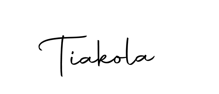 Design your own signature with our free online signature maker. With this signature software, you can create a handwritten (Autography-DOLnW) signature for name Tiakola. Tiakola signature style 10 images and pictures png