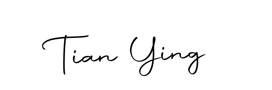 Make a beautiful signature design for name Tian Ying. Use this online signature maker to create a handwritten signature for free. Tian Ying signature style 10 images and pictures png